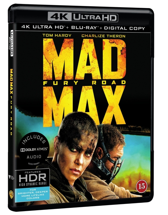 Mad Max: Fury Road (4K Blu-Ray) ryhmässä KODINELEKTRONIIKKA / Ääni & Kuva / TV & Tarvikkeet / Elokuvat / Blu-ray @ TP E-commerce Nordic AB (D08924)