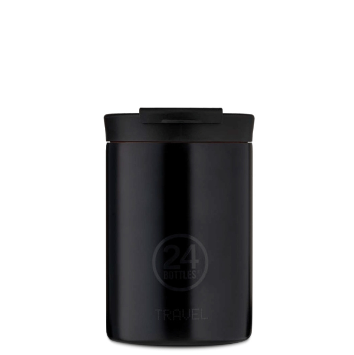 24Bottles Matkapullo 0,35 L - Tuxedo Black (24B629) ryhmässä URHEILU, VAPAA-AIKA JA HARRASTUS / Ulkoilu / Termos- ja vesipullot @ TP E-commerce Nordic AB (D08928)