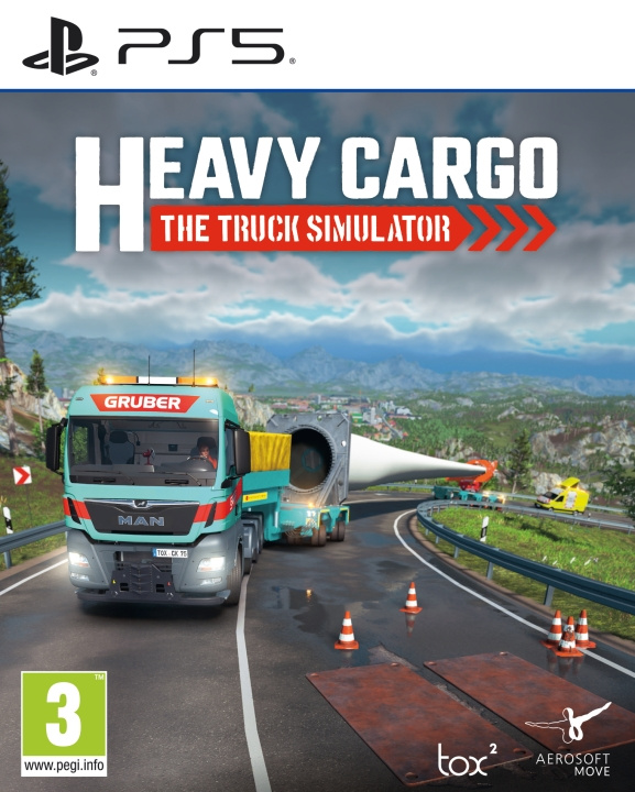 Heavy Cargo - The Truck Simulator (PS5) ryhmässä KODINELEKTRONIIKKA / Pelikonsolit & Tarvikkeet / Sony PlayStation 5 / Peli @ TP E-commerce Nordic AB (D08931)