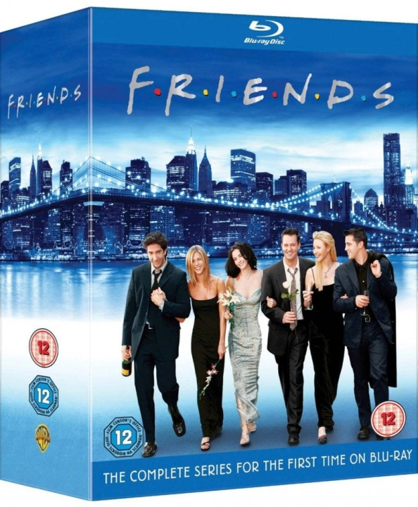 Friends: The Complete Series Blu-ray - UK Import ryhmässä KODINELEKTRONIIKKA / Ääni & Kuva / TV & Tarvikkeet / Elokuvat / Blu-ray @ TP E-commerce Nordic AB (D08977)