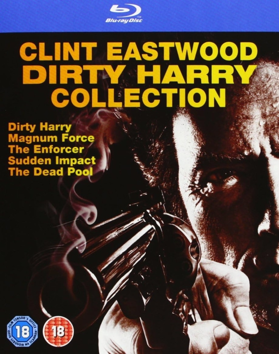 Clint Eastwood Dirty Harry Collection (5 Films) Blu-Ray ryhmässä KODINELEKTRONIIKKA / Ääni & Kuva / TV & Tarvikkeet / Elokuvat / Blu-ray @ TP E-commerce Nordic AB (D08981)