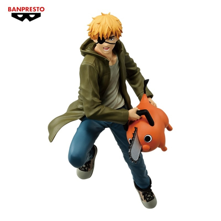 Banpresto Moottorisahamies Denji & Pochita - (BP89276P) ryhmässä LELUT, TUOTTEET LAPSILLE JA VAUVOILLE / Leikkikalut, Askartelu &Pelit / Figuurit, miniatyyrit ja tarvikkeet @ TP E-commerce Nordic AB (D08995)