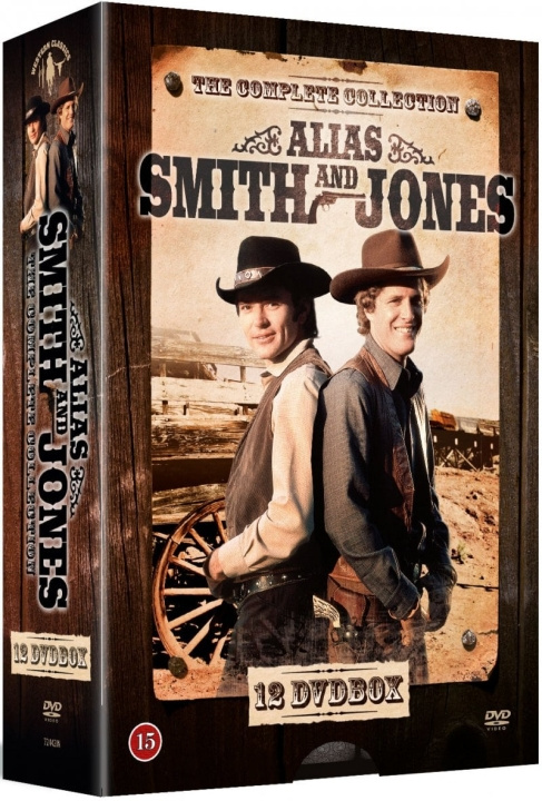 Alias Smith & Jones - Complete Collection (12-disc) - DVD ryhmässä KODINELEKTRONIIKKA / Ääni & Kuva / TV & Tarvikkeet / Elokuvat / DVD @ TP E-commerce Nordic AB (D08997)