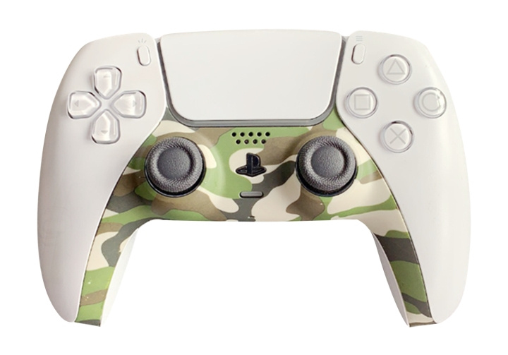 Piranha PS5-ohjaimen nahat - Camo Green ryhmässä KODINELEKTRONIIKKA / Pelikonsolit & Tarvikkeet / Sony PlayStation 5 / Tarvikkeet @ TP E-commerce Nordic AB (D09002)