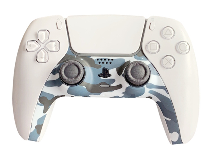 Piranha PS5-ohjaimen nahat - Camo Blue ryhmässä KODINELEKTRONIIKKA / Pelikonsolit & Tarvikkeet / Sony PlayStation 5 / Tarvikkeet @ TP E-commerce Nordic AB (D09003)