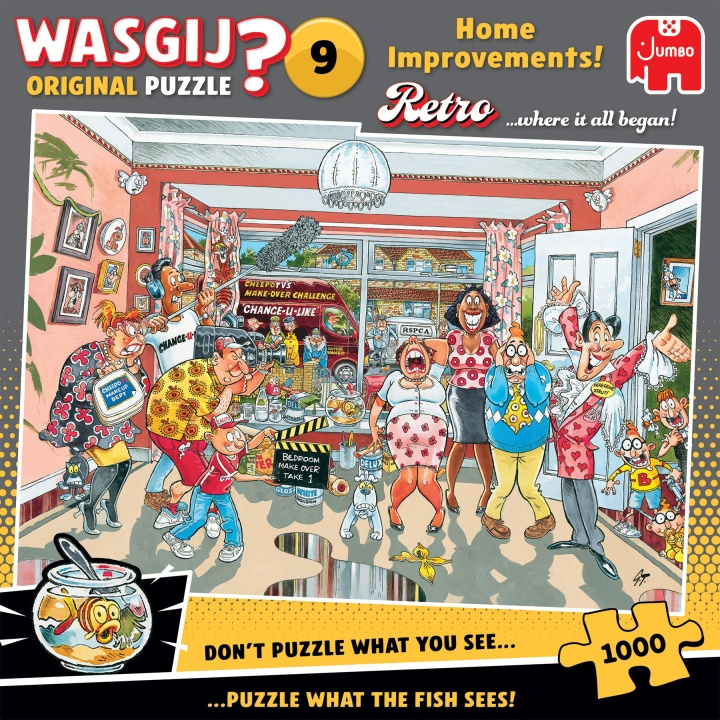 Wasgij Retro Orginal - #9 Kodin parannukset! (1000 kpl) ryhmässä URHEILU, VAPAA-AIKA JA HARRASTUS / Harrastus / Palapeli @ TP E-commerce Nordic AB (D09023)