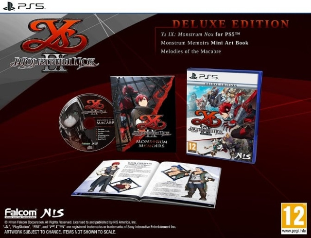 Ys IX: Monstrum Nox (Deluxe Edition) (PS5) ryhmässä KODINELEKTRONIIKKA / Pelikonsolit & Tarvikkeet / Sony PlayStation 5 / Peli @ TP E-commerce Nordic AB (D09025)