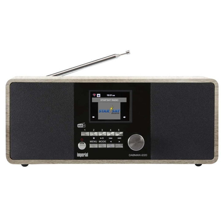 imperial Dabman i220 Beige FM / DAB+ / Internet / Bluetooth ryhmässä KODINELEKTRONIIKKA / Ääni & Kuva / Kotiteatteri, HiFi ja kannettavat / Radio & Herätyskellot / Radio @ TP E-commerce Nordic AB (D09068)