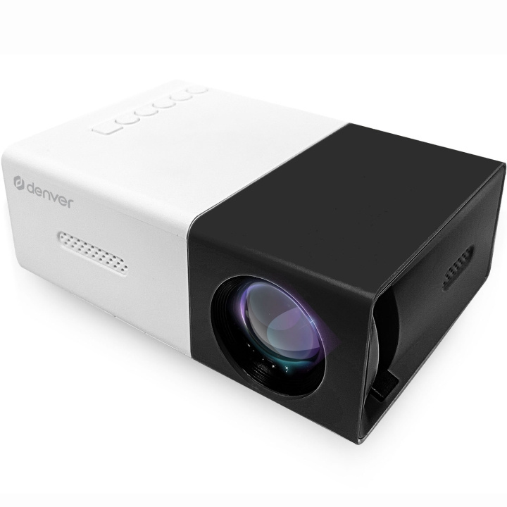 Denver Mini Projector with HDMI, USB-C and MicroSD card reader ryhmässä KODINELEKTRONIIKKA / Ääni & Kuva / Kotiteatteri, HiFi ja kannettavat / Projektorit & Tarvikkeet @ TP E-commerce Nordic AB (D09104)