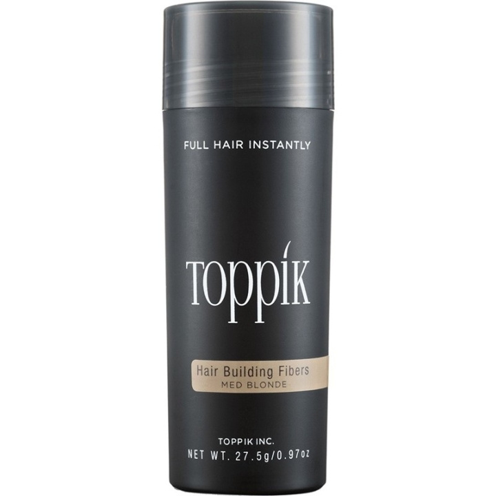 Toppik Hair Building Fibers Large 27.5g - Medium Blonde ryhmässä KAUNEUS JA TERVEYS / Hiukset &Stailaus / Hiustenhoito @ TP E-commerce Nordic AB (D09135)