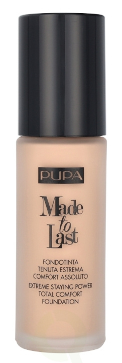 Pupa Milano Pupa Made To Last Total Comfort Foundation SPF10 30 ml #030 Natural Beige ryhmässä KAUNEUS JA TERVEYS / Meikit / Meikit Kasvot / Meikkivoide @ TP E-commerce Nordic AB (D09319)