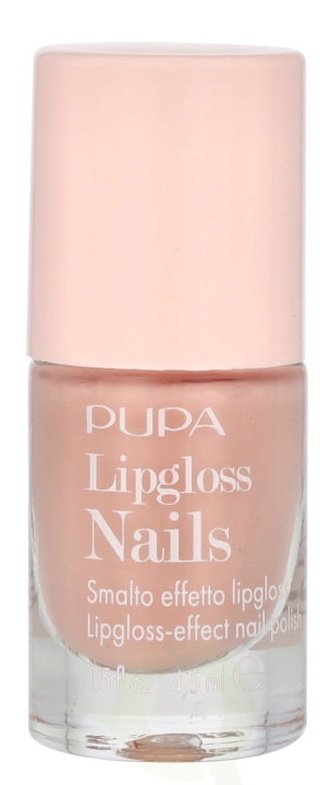 Pupa Milano Pupa Lipgloss Nail Polish 4.5 ml Fair Nude ryhmässä KAUNEUS JA TERVEYS / Manikyyri/Pedikyyri / Kynsilakka @ TP E-commerce Nordic AB (D09346)