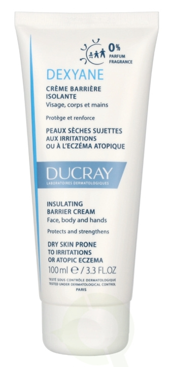 Ducray Dexyane Insulating Barrier Cream 100 ml Face, Body And Hands ryhmässä KAUNEUS JA TERVEYS / Ihonhoito / Kasvot / Päivävoide @ TP E-commerce Nordic AB (D09365)