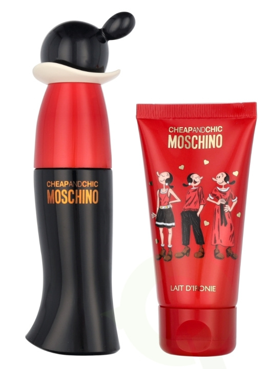 Moschino Cheap & Chic Giftset 80 ml Edt Spray 30ml/Body Lotion 50ml ryhmässä KAUNEUS JA TERVEYS / Lahjapakkaukset / Naisten lahjapakkaukset @ TP E-commerce Nordic AB (D09385)