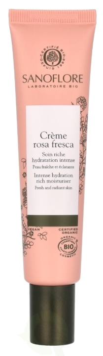 Sanoflore Rosa Fresca Intense Hydration Rich Moisturiser 40 ml ryhmässä KAUNEUS JA TERVEYS / Ihonhoito / Kasvot / Päivävoide @ TP E-commerce Nordic AB (D09396)