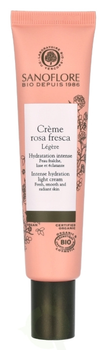 Sanoflore Rosa Fresca Intense Hydration Light Moisturiser 40 ml ryhmässä KAUNEUS JA TERVEYS / Ihonhoito / Kasvot / Päivävoide @ TP E-commerce Nordic AB (D09397)