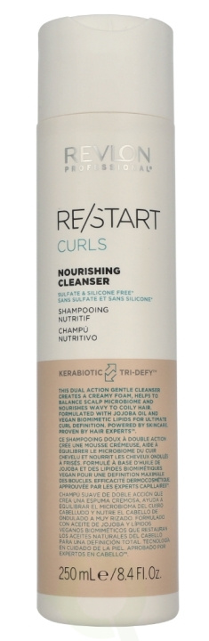 Revlon Re/Start Curls Nourishing Cleanser Shampoo 250 ml ryhmässä KAUNEUS JA TERVEYS / Hiukset &Stailaus / Hiustenhoito / Shampoo @ TP E-commerce Nordic AB (D09408)