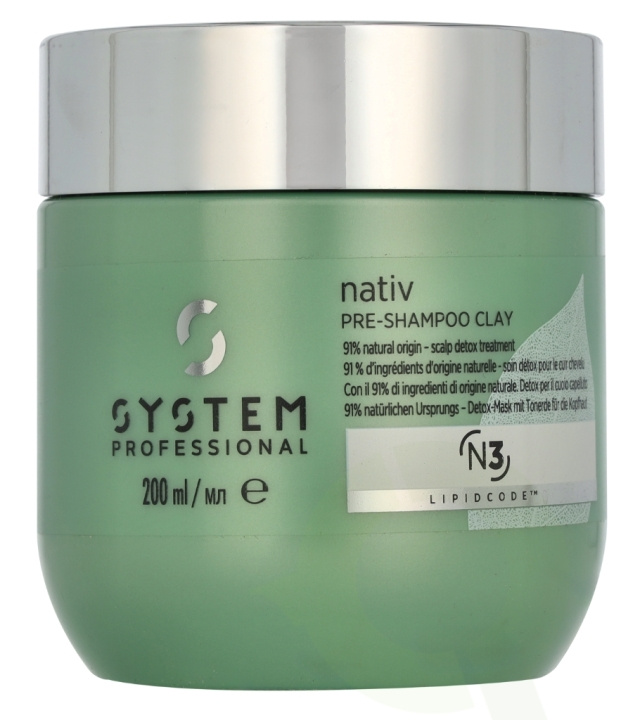 Wella System P. - Nativ Pre-Shampoo Clay N3 200 ml ryhmässä KAUNEUS JA TERVEYS / Hiukset &Stailaus / Hiustenhoito / Shampoo @ TP E-commerce Nordic AB (D09411)