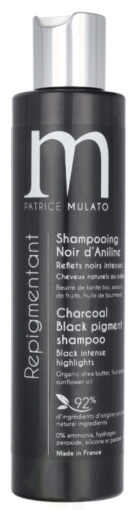 Patrice Mulato P. Mulato Charcoal Black Pigment Shampoo 200 ml ryhmässä KAUNEUS JA TERVEYS / Hiukset &Stailaus / Hiustenhoito / Hiusväri / Hiusväri & Väripommi @ TP E-commerce Nordic AB (D09510)