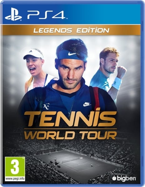 Tennis World Tour: Legends Edition (ENG/IT) (PS4) ryhmässä KODINELEKTRONIIKKA / Pelikonsolit & Tarvikkeet / Sony PlayStation 4 / Peli @ TP E-commerce Nordic AB (D09687)