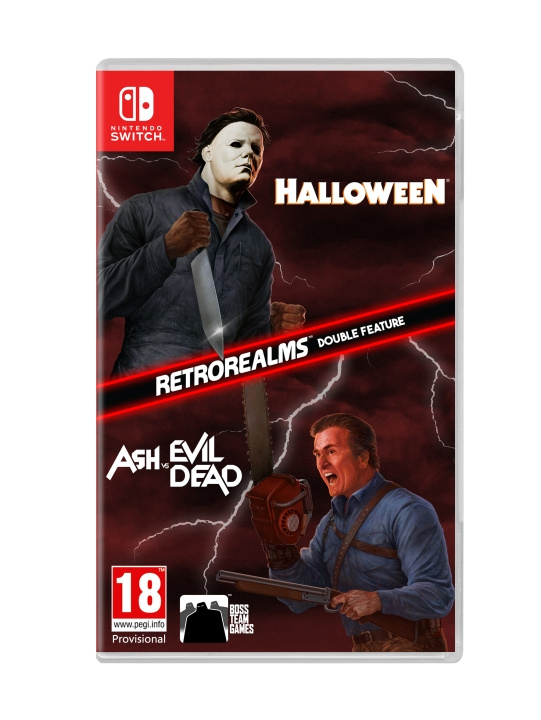 Halloween and Ash vs Evil Dead RetroRealms Double Feature (Switch) ryhmässä KODINELEKTRONIIKKA / Pelikonsolit & Tarvikkeet / Nintendo Switch / Pelit @ TP E-commerce Nordic AB (D09794)