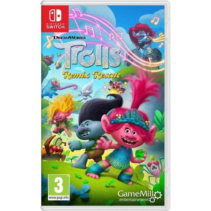 DreamWorks Trolls Remix Rescue (Switch) ryhmässä KODINELEKTRONIIKKA / Pelikonsolit & Tarvikkeet / Nintendo Switch / Pelit @ TP E-commerce Nordic AB (D09851)