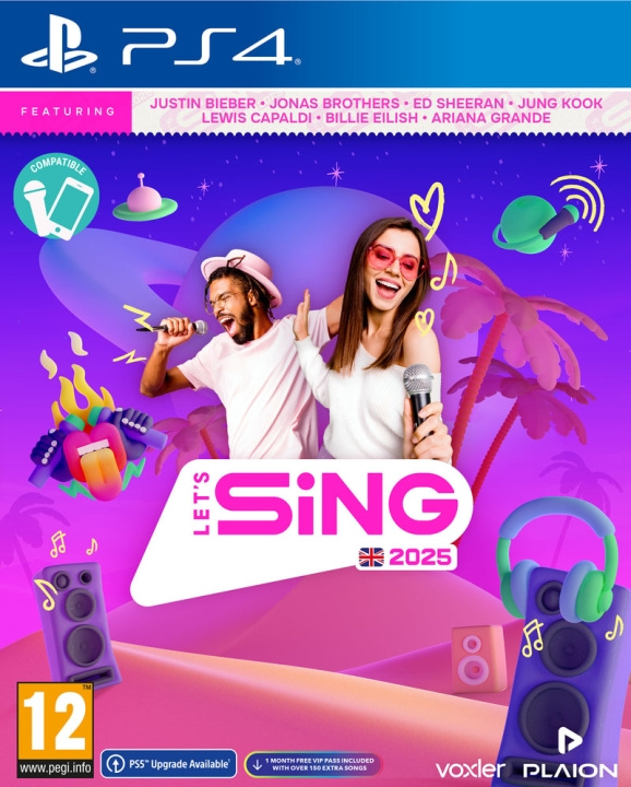 Let\'s Sing 2025 (PS4) ryhmässä KODINELEKTRONIIKKA / Pelikonsolit & Tarvikkeet / Sony PlayStation 4 / Peli @ TP E-commerce Nordic AB (D09872)