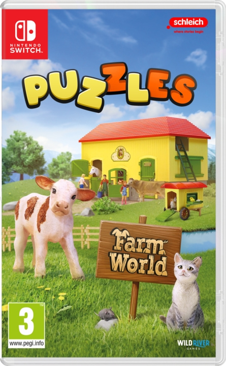 Schleich Puzzles FARM WORLD (Switch) ryhmässä KODINELEKTRONIIKKA / Pelikonsolit & Tarvikkeet / Nintendo Switch / Pelit @ TP E-commerce Nordic AB (D09890)