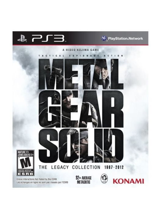 Metal Gear Solid: The Legacy Collection (Import) (PS3) ryhmässä KODINELEKTRONIIKKA / Pelikonsolit & Tarvikkeet / Sony PlayStation 3 @ TP E-commerce Nordic AB (D09922)