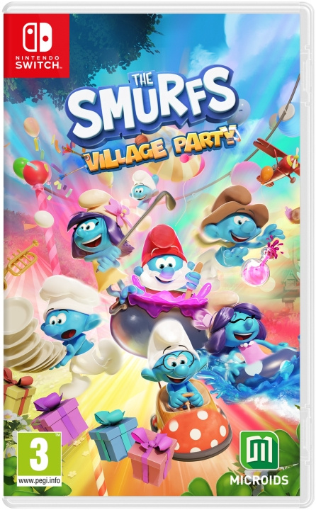 The Smurfs: Village Party (Switch) ryhmässä KODINELEKTRONIIKKA / Pelikonsolit & Tarvikkeet / Nintendo Switch / Pelit @ TP E-commerce Nordic AB (D10048)