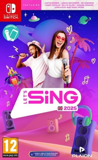 Let\'s Sing 2025 (Switch) ryhmässä KODINELEKTRONIIKKA / Pelikonsolit & Tarvikkeet / Nintendo Switch / Pelit @ TP E-commerce Nordic AB (D10106)