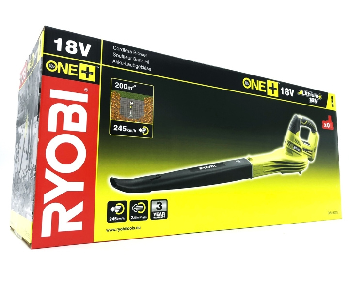 Ryobi One+ OBL1820S Leaf Blower Electric No battery ryhmässä KOTI, TALOUS JA PUUTARHA / Puutarhatuotteet / Puutarhatyökalut @ TP E-commerce Nordic AB (D10123)