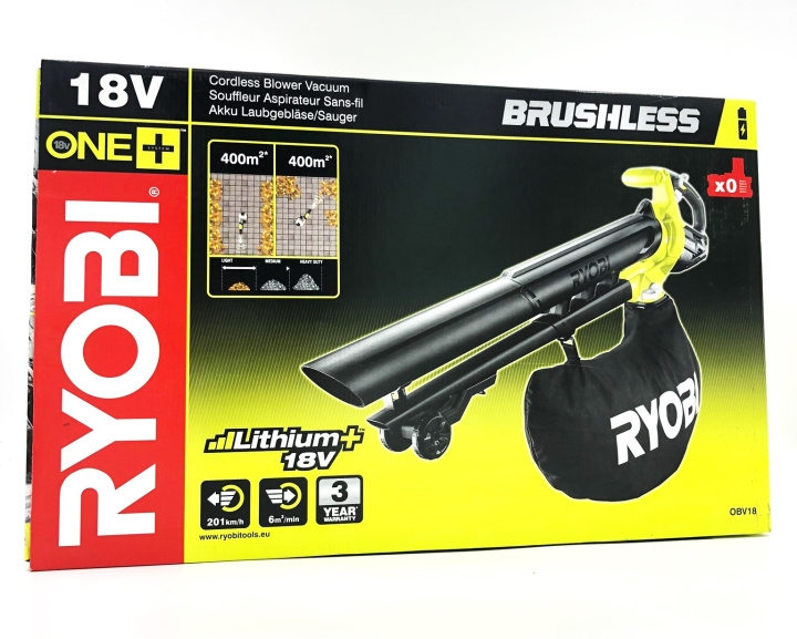 Ryobi One+ OBL18JB Leaf blower Electric No battery ryhmässä KOTI, TALOUS JA PUUTARHA / Puutarhatuotteet / Puutarhatyökalut @ TP E-commerce Nordic AB (D10128)