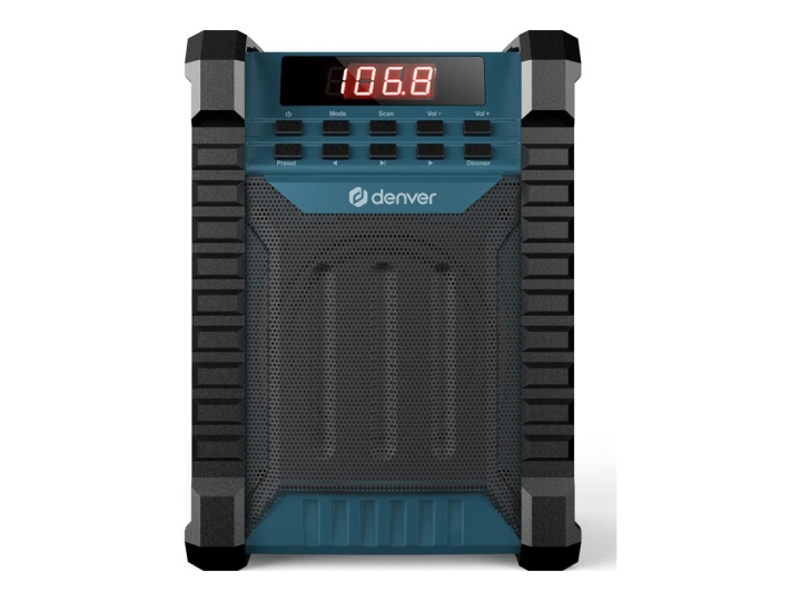 Denver WRB-60 Workplace Radio Black Blue ryhmässä KODINELEKTRONIIKKA / Ääni & Kuva / Kotiteatteri, HiFi ja kannettavat / Radio & Herätyskellot / Radio @ TP E-commerce Nordic AB (D10137)