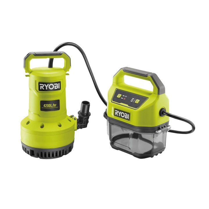 SUBMERSIBLE PUMP RYOBI RY18SPA-0 ONE+ 18V WITHOUT BATTERY ryhmässä KOTI, TALOUS JA PUUTARHA / Työkalut & Tee itse / Muut sähkötyökalut @ TP E-commerce Nordic AB (D10156)