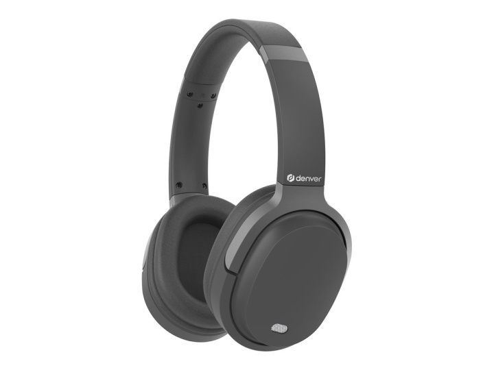 Denver BTN-210B Wireless Headphones with Cord Black ryhmässä KODINELEKTRONIIKKA / Ääni & Kuva / Kuulokkeet & Tarvikkeet / Kuulokkeet @ TP E-commerce Nordic AB (D10160)