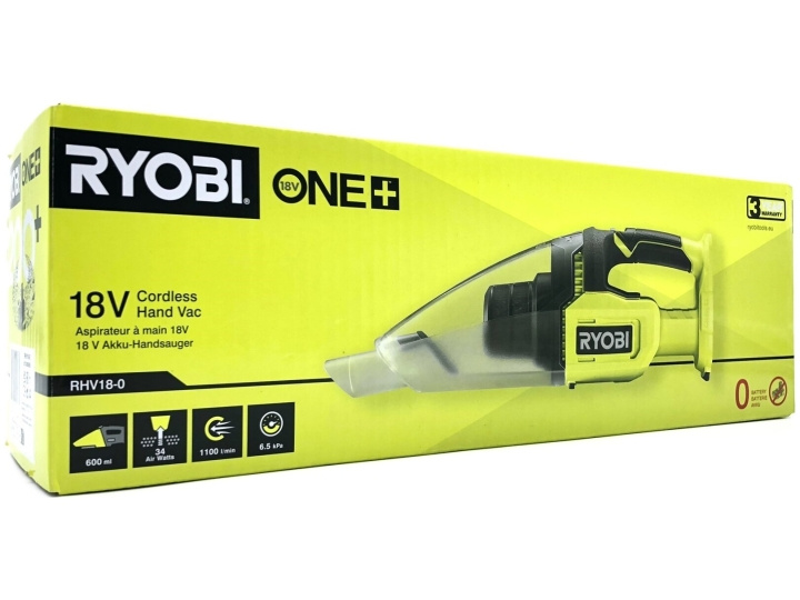 Ryobi ONE+ RHV18-0 Handheld Vacuum Cleaner No battery ryhmässä KOTI, TALOUS JA PUUTARHA / Siivoustuotteet / Imurit & Tarvikkeet / Varsi-imurit @ TP E-commerce Nordic AB (D10165)