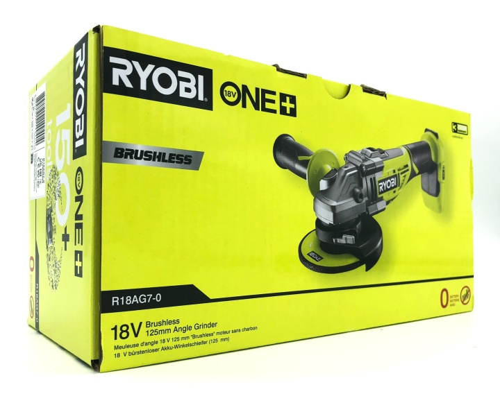 Ryobi One+ R18AG7-0 Angle grinder Without battery ryhmässä KOTI, TALOUS JA PUUTARHA / Työkalut & Tee itse / Muut sähkötyökalut @ TP E-commerce Nordic AB (D10172)