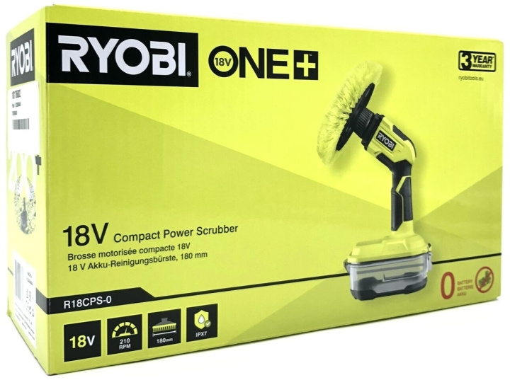 Ryobi ONE+ R18CPS-0 18V cleaning brush without battery ryhmässä KOTI, TALOUS JA PUUTARHA / Työkalut & Tee itse / Muut sähkötyökalut @ TP E-commerce Nordic AB (D10192)