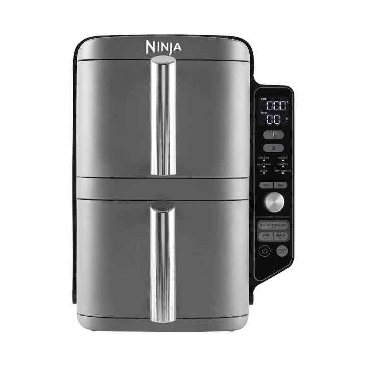 Ninja SL400EU Double Stack XL Airfryer 2.47kW Grey ryhmässä KOTI, TALOUS JA PUUTARHA / Kodinkoneet / Airfryers ja rasvakeittimet @ TP E-commerce Nordic AB (D10235)