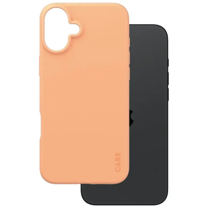 PanzerGlass CARE Fashionable Case Peachy for iPhone 16 Plus Peach ryhmässä ÄLYPUHELIMET JA TABLETIT / Puhelimen suojakotelo / Apple / iPhone 16 @ TP E-commerce Nordic AB (D10264)