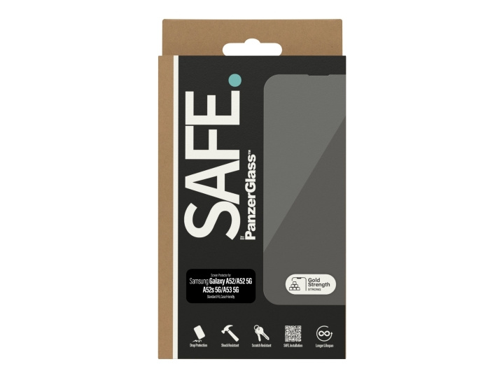 PanzerGlass SAFE. by PanzerGlass Screen Protector Samsung Galaxy A52, A52 5G, Black Transparent ryhmässä ÄLYPUHELIMET JA TABLETIT / Puhelimen suojakotelo / Samsung @ TP E-commerce Nordic AB (D10280)