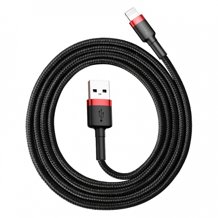 Baseus Cafule Lightning cable 1m ryhmässä ÄLYPUHELIMET JA TABLETIT / Laturit & Kaapelit / Kaapelit / Lightning kaapelit @ TP E-commerce Nordic AB (D10319)