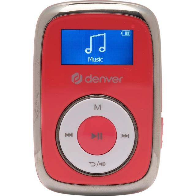 DENVER MPS-316R MP3-soitin 16GB punainen ryhmässä KODINELEKTRONIIKKA / Ääni & Kuva / Kotiteatteri, HiFi ja kannettavat / Kannettavat musiikkisoittimet / MP3-soitin @ TP E-commerce Nordic AB (D10338)