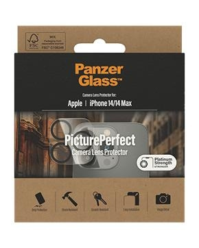 PanzerGlass Camera Protection iPhone 14/14 Plus ryhmässä ÄLYPUHELIMET JA TABLETIT / Puhelimen suojakotelo / Apple / iPhone 14 @ TP E-commerce Nordic AB (D10377)