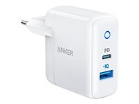 Anker PowerPort Power supply adapter 35Watt Europlug (power CEE 7/16) GaN ryhmässä ÄLYPUHELIMET JA TABLETIT / Laturit & Kaapelit / Seinälaturi / Seinälaturi Type C @ TP E-commerce Nordic AB (D10432)