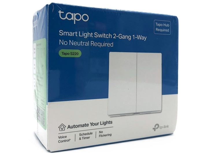 TP-Link Tapo S220 V1 Light Switch ryhmässä KOTI, TALOUS JA PUUTARHA / Älykodit / Älykodin järjestelmät @ TP E-commerce Nordic AB (D10517)