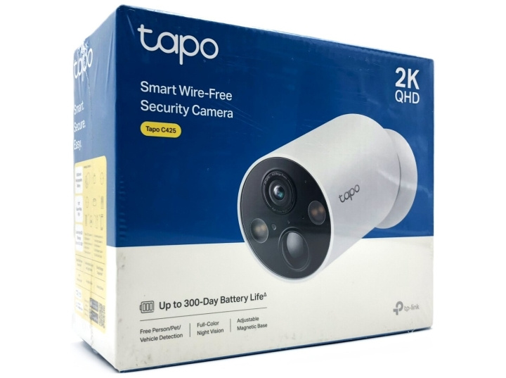 TP-Link Tapo C425 V1.6 Network Surveillance Camera Outdoor Indoor 2560 x 1440 ryhmässä KOTI, TALOUS JA PUUTARHA / Hälytys ja turvallisuus / Valvontakamerat / Digitaalinen (verkko) / Sisäkamerat @ TP E-commerce Nordic AB (D10522)