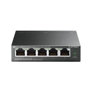 TP-Link TL-SF1005LP Switch 5-ports 10/100 PoE ryhmässä TIETOKOONET & TARVIKKEET / Verkko / Kytkimet @ TP E-commerce Nordic AB (D10531)