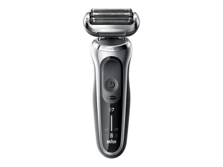 Braun Sølv Shaver 71-S7200cc ryhmässä KAUNEUS JA TERVEYS / Hiukset &Stailaus / Sheivaus ja trimmaus / Parranajokoneet @ TP E-commerce Nordic AB (D10552)